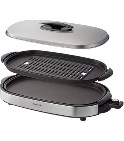 【美品】Panasonic ホットプレート NF-WM3-S シルバー Amazon.co.jp: パナソニック ホットプレート シルバー NF-WM3-S : Home